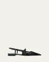 Jimmy Choo 'didi Flat' Black Ballerinas With Shiny Finish In Black