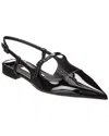 Jimmy Choo 'didi Flat' Black Ballerinas With Shiny Finish In Black