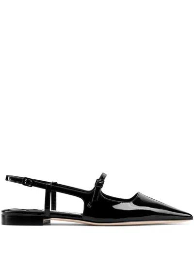 Jimmy Choo Didi Patent Leather Ballets In Black