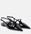Jimmy Choo 'didi Flat' Black Ballerinas With Shiny Finish In Black