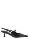 Jimmy Choo Slingback With Buckle And Crocodile Texture