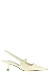 Jimmy Choo Didi 45 Pumps In Beige Patent Leather In Neutral