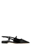 Jimmy Choo 'didi Flat' Black Ballerinas With Shiny Finish