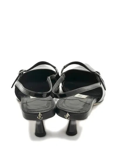 Pre-owned Jimmy Choo Didi Slingback Pointed Pumps In Black