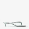 Jimmy Choo Dila 35 Leather Heeled Sandals In Green