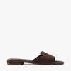 Jimmy Choo Dina Flat In Brown
