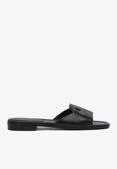 JIMMY CHOO DINA FLAT SANDALS