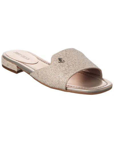 Jimmy Choo Dina Glitter Sandal In Animal Print