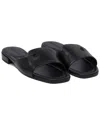 Jimmy Choo Dina Flat Leather Sandals