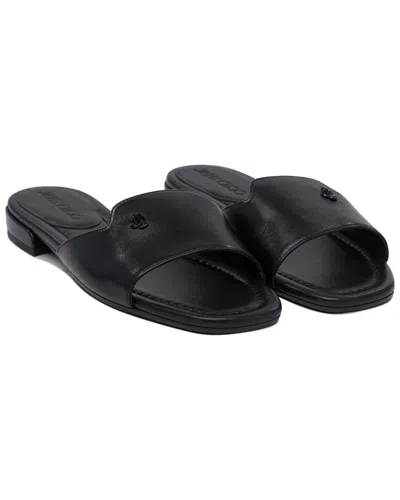 Jimmy Choo Dina Leather Sandal In Black