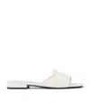 Jimmy Choo Dina Leather Sandals In White