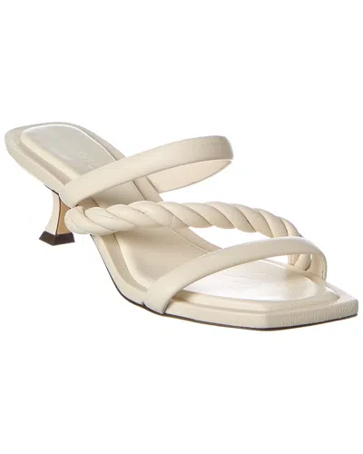 Jimmy Choo Diosa 50 Leather Sandal In White