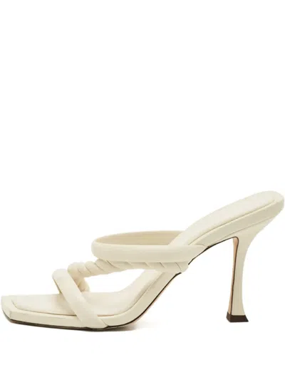 Pre-owned Jimmy Choo Diosa Twisted-strap Sandals In Neutral