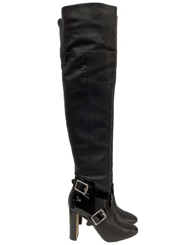 Jimmy Choo Doma Over-the-knee Leather Boot