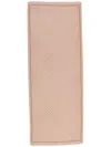 Jimmy Choo Doris Monogram-print Silk Scarf In Pink