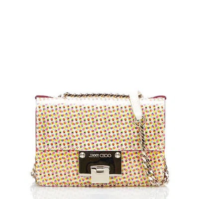 Jimmy Choo Dot Chain Shoulder Bag In Multi