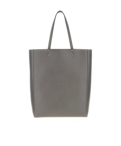 Jimmy Choo Double-handle Handbag In Gray