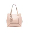 Jimmy Choo Double Handle Shoulder Bag In Nude