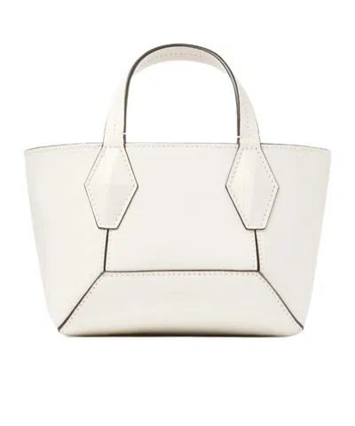 Jimmy Choo Double Handle Shoulder Bag In White