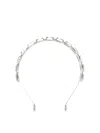 Jimmy Choo Double Headband Jewelry Silver In Silver