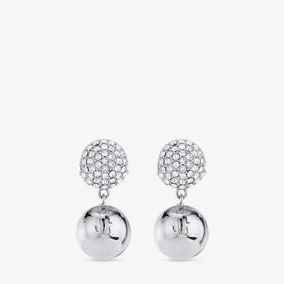 JIMMY CHOO DOUBLE SPHERE EARRINGS