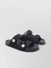 Jimmy Choo Double Strap Embellished Buttons Sandals