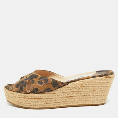 Jimmy Choo Dovina In Animal Print