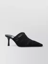 Jimmy Choo Draped Pointed Toe Stiletto Mules
