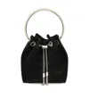 Jimmy Choo Bon Bon Top-handle Bucket Bag In Black