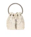 Jimmy Choo Drawstring Handbag In White