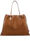 Jimmy Choo Drawstring Suede Tote Bag