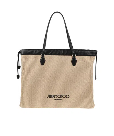 JIMMY CHOO JIMMY CHOO DRAWSTRING LARGE TOP HANDLE BAG