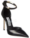 Jimmy Choo Dreece 110 Leather Pumps In Black