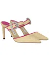 Jimmy Choo Dyana 85 Raffia Mule