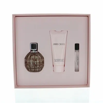 Jimmy Choo Eau De Parfum Spray For Women - 3 Piece In White