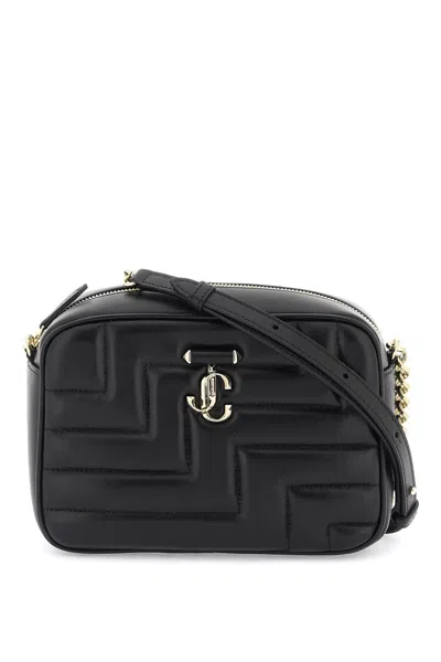 Jimmy Choo Elegant Avenue Camera Handbag For Women In Black
