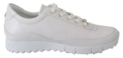 JIMMY CHOO ELEGANT LEATHER WOMEN'S SNEAKERS