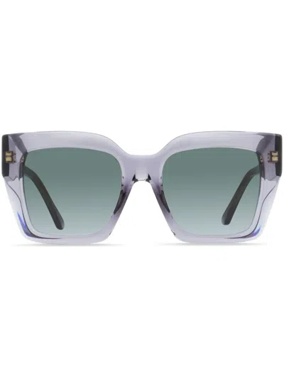 JIMMY CHOO ELENI SQUARE-FRAME SUNGLASSES