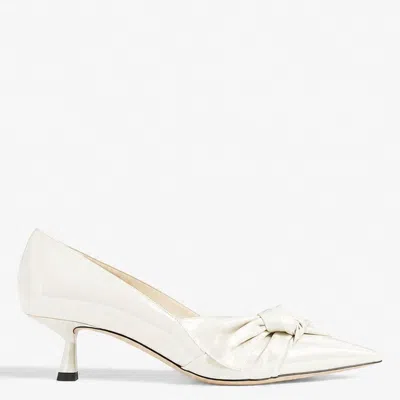 Jimmy Choo Elinor 45 Patent Pointed-toe Pumps In Animal Print