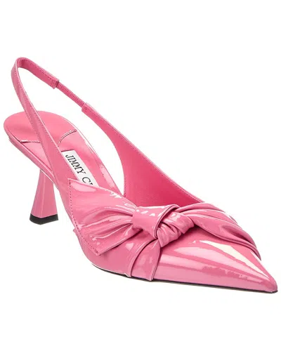 Jimmy Choo Elinor 65 Patent Slingback Pump In Pink
