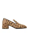 Jimmy Choo Eliot Slipper 45 Leopard-print Calf Hair Pumps In Brown