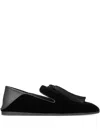 Jimmy Choo Eliot Tassel Loafers In Black