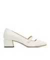 Jimmy Choo Off-white Elisa 45 Heels In White