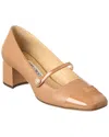 Jimmy Choo Elisa 45 Square-toe Pumps In Beige