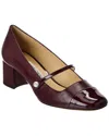 Jimmy Choo Elisa 45mm Leather Pumps In Red