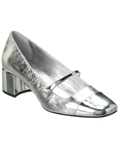 JIMMY CHOO ELISA 45 LEATHER PUMP