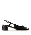 Jimmy Choo Elisa Patent Leather Slingback Pumps In Black