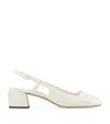 Jimmy Choo Elisa 45 Leather Slingback Sandals In Multi