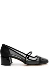 Jimmy Choo Elisa Mesh Mary Jane Ballerina Pumps In Black