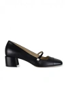 Jimmy Choo 'elisa 45' Black Pumps With Pearl Detail